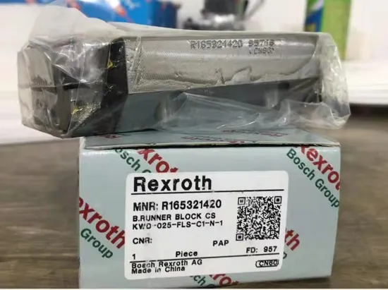 R165332320 Rexroth Linear Guide Rail – High-Precision, Low-Noise Bearing Block