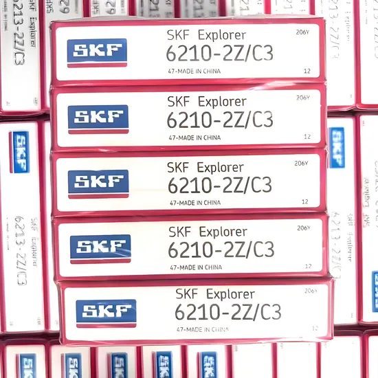 SKF 6211-2Z/C3 55×100×21mm Sealed Deep Groove Ball Bearing